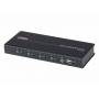 Aten Cs724km Usb Boundless Km Switch -Schalter Tastatur / mau - CS724KM USB Boundless KM Switch - Schalter Tastatur/Maus/USB/Audio - 4 x Tastatur/Maus/USB/Audio - 1 lokaler Benutzer - Desktop [DE-Version, German Keyboard]