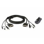 Aten - Aten Kit de cbles KVM scuris DVI-D Dual Link USB 3 M