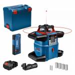 Bosch Powertools - Akku-Rotationslaser GRL 600 CHV Professional, 18Volt (blau, ohne Akku und Ladegert, rote Laserlinie, in L-BOXX)