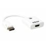 Aten - VC986B - Video- / Audio-Adapter - DisplayPort / HDMI - DisplayPort (M) bis HDMI (W) - 18 cm - wei - 4K Untersttzung