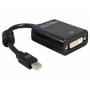 Delock - DELOCK Displayport Adapter mini DP -> DVI(24+5) St/Bu schwar