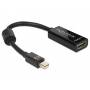 Delock - DELOCK Displayport Adapter mini DP -> HDMI St/Bu schw