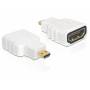 Delock -Video- / Audio- / Netzwerkadapter -Hdmi -Hdmi 19-pol - DeLOCK - Video-/Audio-/Netzwerkadapter - HDMI - HDMI, 19-polig (W) - 19-polig Micro-HDMI (M) (65276)