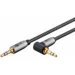 Goobay - Goobay 65283 audio cable 5 m 3.5mm TRS Black, Silver