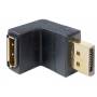 Delock - DELOCK Displayport Adapter DP -> DP St/Bu 90 unten