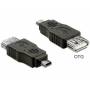 Delock - DeLOCK - USB-Adapter - Mini-USB Typ B, 4-polig (M) - USB Typ A, 4-polig (W) (USB2.0 OTG) (65399)