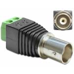  "Delock-Adapter Delock Terminalblock 2Pin -> BNC Buchse-Delock-Adapter/Cable"