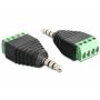 Delock - DeLOCK 65453 3.5mm 4pin Black,Green cable interface/gender adapter
