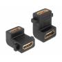 Delock - DELOCK HDMI Adapter A -> A Bu/Bu 90 unten