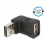 Delock - DELOCK USB Adapter A -> A St/Bu gewinkelt Easy USB