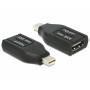 Delock - DELOCK Displayport Adapter mini DP -> HDMI St/Bu schw