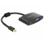 Delock - DELOCK Displayport Adapter mini DP -> HDMI/D-Sub15 St/Bu