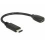 Delock - DELOCK USB Kabel C -> Micro B St/Bu 0.15m