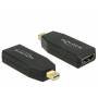 Delock - DeLOCK 4K Passive - Video- / Audio-Adapter - DisplayPort / HDMI - Mini DisplayPort (M) - HDMI, 19-polig (W) - (DisplayPort 1,2) 