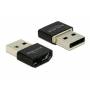  "Delock-DeLOCK HDMI/USB-A USB2.0-A HDMI-A Noir, Argent adaptateur et connecteur de cbles-Delock-Adapter/Cable"