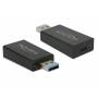 Delock - USB 3.2 Gen 2 Adapter, USB-A Stecker > USB-C Buchse