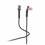 Diverse 2 - Patchkabel RJ45, CAT6A 500Mhz, 2m, schwarz, U-STP(U/FTP), TPE, biegbare Stecker 90Grade
