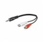 Microconnect - Microconnect 3.5mm/2xRCA - 0.2m 0.2m 3.5mm 2 x RCA Schwarz - Rot - Wei (AUDALHF02)