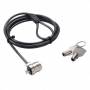 Dicota - Security Cable T-Lock Base, keyed, 3x7mm slot [DE-Version, German Keyboard]