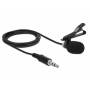Delock - DELOCK Krawatten Lavalier Mikro omnidirekt. Clip 3,5mm 3Pin