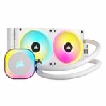 Corsair - Corsair H100I Processor Hybrid cooler 12 cm White
