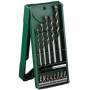 Bosch Powertools - Mini X-Line Mehrzweckbohrer-Set, 14-teilig, Bohrer- & Bit-Satz (grn)