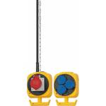 Hugo Brennenstuhl - 1151960010 Stromverteilereinheit (PDU) 4 AC-Ausg�nge Schwarz - Blau - Rot - Gelb (1151960010)