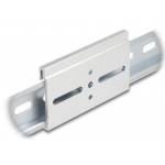 8mm S Delock Aluminium Montageclip Fr Hutschiene 80x47 - DELOCK Aluminium Montageclip fr Hutschiene 80x47,8mm silber