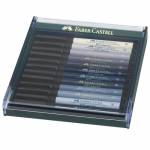 Faber-castell - Faber-castell Pitt Artist Brush Pen Set Of 12 Grey Colours In A Robust Workstation