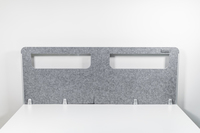 Bakker Tischtrennwand Rund M.acrylfenster_ Grau_r�cksei 6