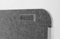 Bakker Tischtrennwand Rund O.acrylfenster_ Grau_r�cksei 5