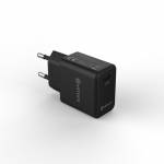 Estuff - USB-C Charger EU PD 20W. 1 x USB-C. Black