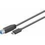 Goobay - Goobay USB 3.0 SuperSpeed Kabel > USB-C?, 1 m - USB 3.0-Stecker (Typ B) > USB-C Stecker (67986)