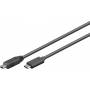 Goobay - USB 2.0 Kabel, USB-C Stecker > Mini-USB Stecker, Adapter