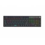 Ibox - AURORA K-6 Tastatur RF Wireless + Bluetooth QWERTY Englisch Schwarz (IKGMK6) [EN-Version, English Keyboard]
