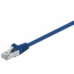 Wentronic - Goobay CAT 5e Patchkabel, SF/UTP, Blau, 5 m - CCA Kupfergemisch (68057)