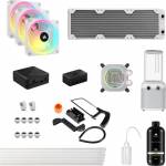 Corsair - CPC Hydro X iCUE XH405i RGB Kit white - Custom Cooling Kit (CX-9070017-WW)
