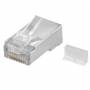 Wentronic - Modularstecker RJ45 geschirmt - 8P8C fr Rundkabel Lose Ware