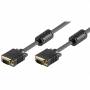 Wentronic - Components Handels Goobay - VGA-Kabel - HD-15 (M) - HD-15 (M) - 15,0m - Flgelschrauben - Schwarz (68139)