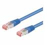 Goobay - Wentronic Goobay CAT 6 Patchkabel, S/FTP (PiMF), Blau, 1 m - LSZH halogenfrei, Kupfer (68267)