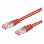 Wentronic - Goobay CAT 6 Patchkabel, S/FTP (PiMF), Rot, 50 m - LSZH halogenfrei, Kupfer (68287)