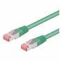 Wentronic - Goobay CAT 6 Patchkabel, S/FTP (PiMF), Grn, 2 m - LSZH halogenfrei, Kupfer (68290)