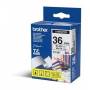 Brother - Schriftbandkassette Brother 36mm wei/schwarz TZE261