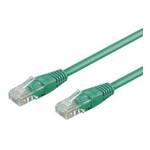 Wentronic - Goobay CAT 5e Patchkabel, U/UTP, Grn, 0.25 m - CCA Kupfergemisch (68612)