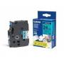 Brother - Schriftbandkassette Brother 24mm blau/schwarz TZE551