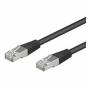 Wentronic - Goobay CAT 5e Patchkabel, SF/UTP, Schwarz, 2 m - CCA Kupfergemisch (68669)