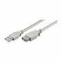 Goobay - goobay - USB-Verlngerungskabel - USB (W) zu USB (M) - 1.8 m - Grau (68715)