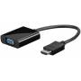 Wentronic - Goobay HDMI / VGA Adapter [1x HDMI-Stecker - 1x VGA-Buchse, Klinkenbuchse 3.5 mm] Schwarz Goobay (68793)
