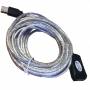 Goobay - 68876, 5 m, USB A, USB A, USB 2.0, Mnnlich/Weiblich, Schwarz