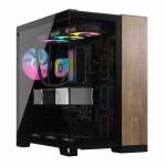 Corsair - Corsair CC-9011282-WW computer case Midi Tower Black, Walnut